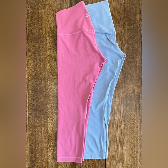 🍋Lululemon 2 Pc Align Crop 6 - Picture 1 of 10
